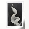 Abstract minimalist wall art print showcasing a blend of soft pastel colors and geometric shapes, perfect for modern home decor. The rolled print is elegantly packaged for easy shipping and display.