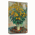 Impressionism Wall Art - Jerusalem Artichoke Flowers by Claude Monet Print
