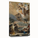 Romanticism Art - Saint Thecla Praying for the Plague-Stricken