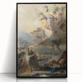 Romanticism Art - Saint Thecla Praying for the Plague-Stricken