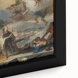 Romanticism Art - Saint Thecla Praying for the Plague-Stricken