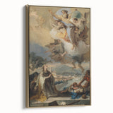 Romanticism Art - Saint Thecla Praying for the Plague-Stricken