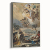 Romanticism Art - Saint Thecla Praying for the Plague-Stricken