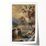 Romanticism Art - Saint Thecla Praying for the Plague-Stricken