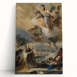 Romanticism Art - Saint Thecla Praying for the Plague-Stricken