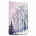 Abstract landscape artwork displayed in a side view, showcasing vibrant colors and intricate patterns on acrylic glass, elegantly pinned for modern decor.