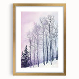 Elegant abstract landscape artwork framed in gold with a white mat, showcasing vibrant colors and dynamic shapes, perfect for enhancing modern home decor.