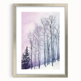Abstract landscape artwork framed in silver with a mat border, showcasing vibrant colors and intricate details, ideal for modern home decor.