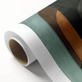 Abstract minimalist wall art on rolled canvas, showcasing soft pastel colors and geometric shapes, ideal for modern home decor. Packaged securely in a durable tube for protection during shipping.