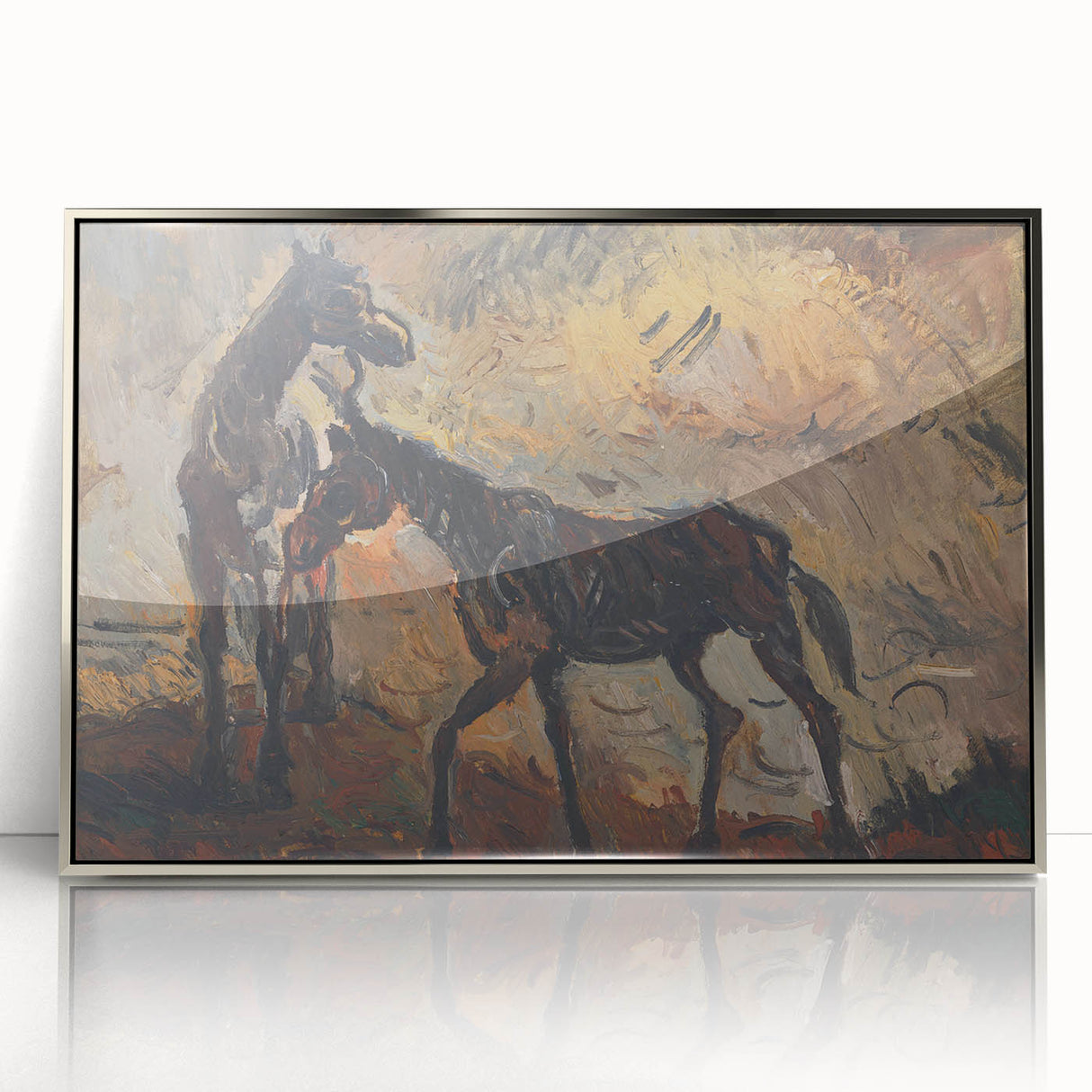 Expressionist Art - Runaway Horses by Cyprián Majerník
