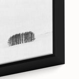 Close-up of a vibrant abstract landscape framed canvas artwork, showcasing rich colors and intricate textures, perfect for modern home decor or art enthusiasts.