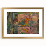 Expressionist Art - Running Hunter with Rifle by Arnold Peter Weisz-Kubínčan