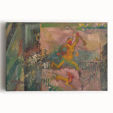 Expressionist Art - Running Hunter with Rifle by Arnold Peter Weisz-Kubínčan