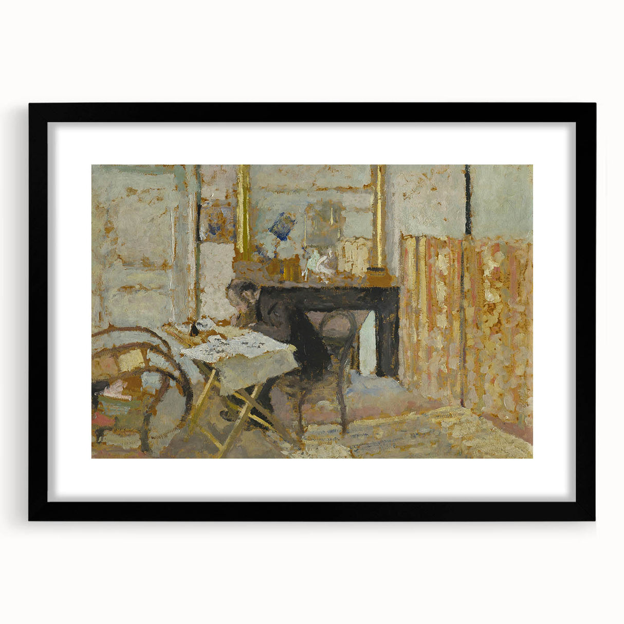 Impressionist Interior - Ker-Xavier Roussel Reading by Edouard Vuillard