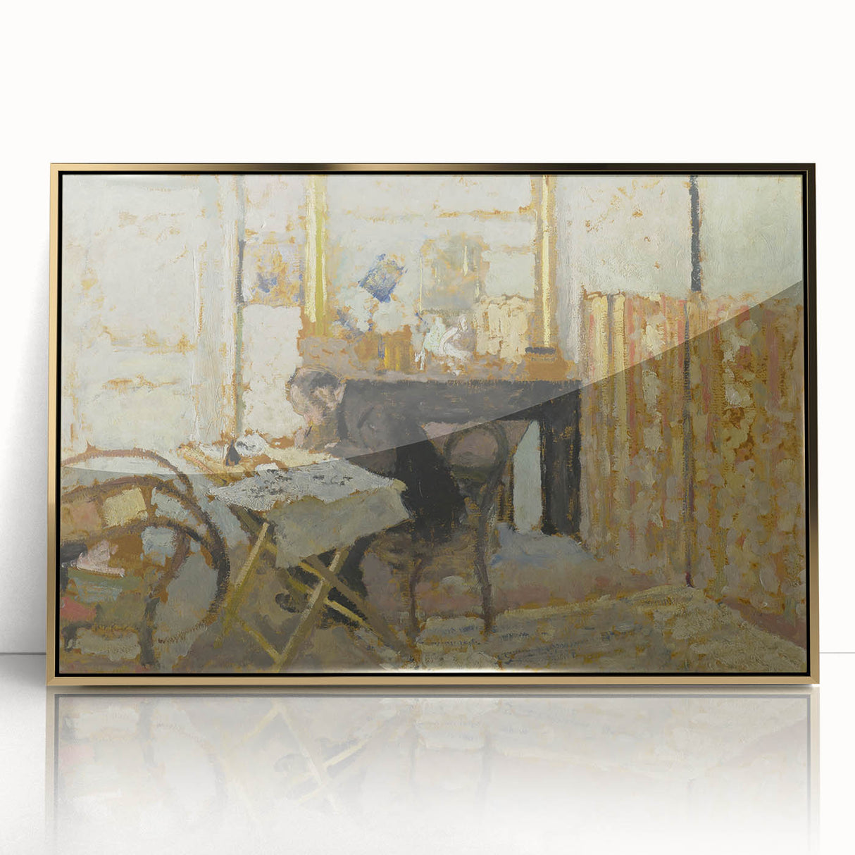 Impressionist Interior - Ker-Xavier Roussel Reading by Edouard Vuillard