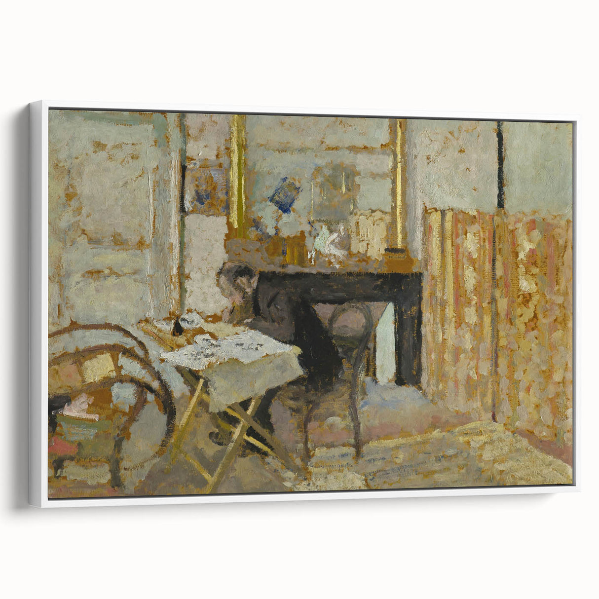 Impressionist Interior - Ker-Xavier Roussel Reading by Edouard Vuillard