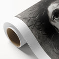 Expressive Monochrome Wall Art - Emotional Portrait by Odilon Redon