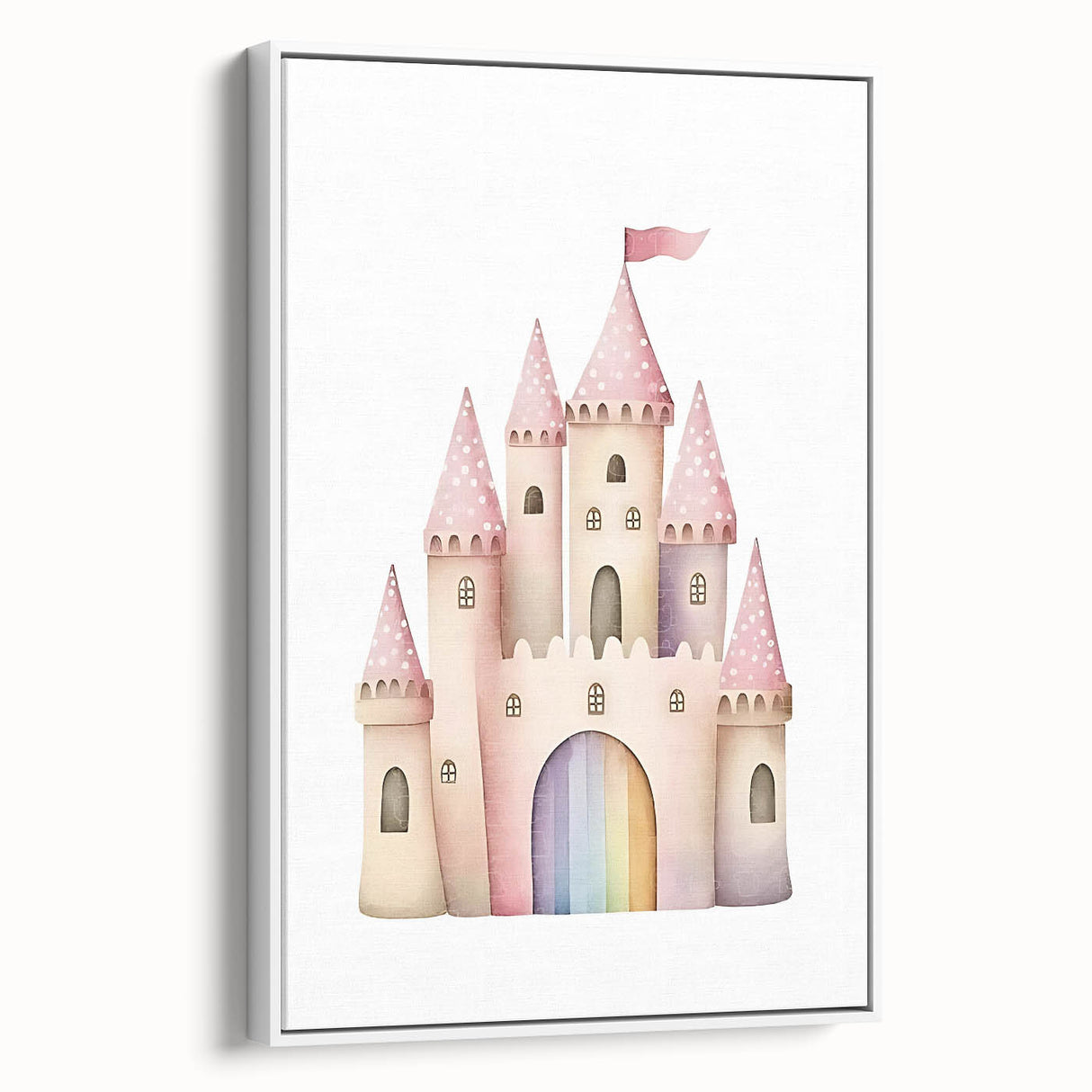 Princess Castle Girls Room Wall Art – Kids Room Art Print