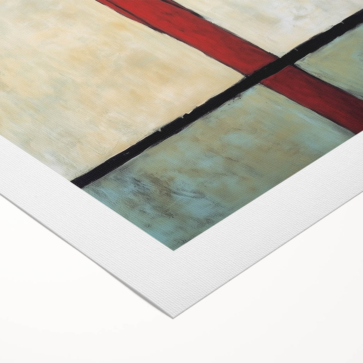 Minimalist Abstract Living Room Wall Art – Modern Canvas Print