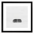 Abstract landscape framed art piece with a black mat, showcasing vibrant colors and dynamic shapes, perfect for modern home decor. Ideal for enhancing living spaces or office environments.