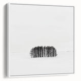 Framed abstract landscape canvas art in white frame, showcasing vibrant colors and dynamic patterns. Perfect for modern home decor and enhancing interior spaces.
