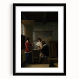 Baroque Interior Scene: Classic Art Print with Timeless Refinement