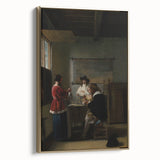 Baroque Interior Scene: Classic Art Print with Timeless Refinement