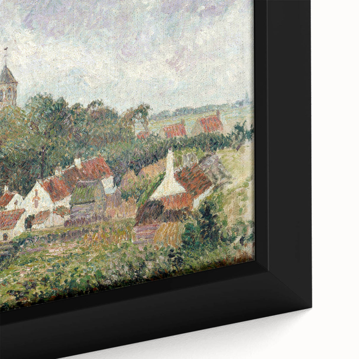 Impressionist Village Scene - Knocke Village by Camille Pissarro Print