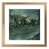 Expressionist Art - Řahanov Lines by Konštantín Bauer