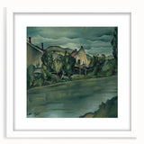 Expressionist Art - Řahanov Lines by Konštantín Bauer