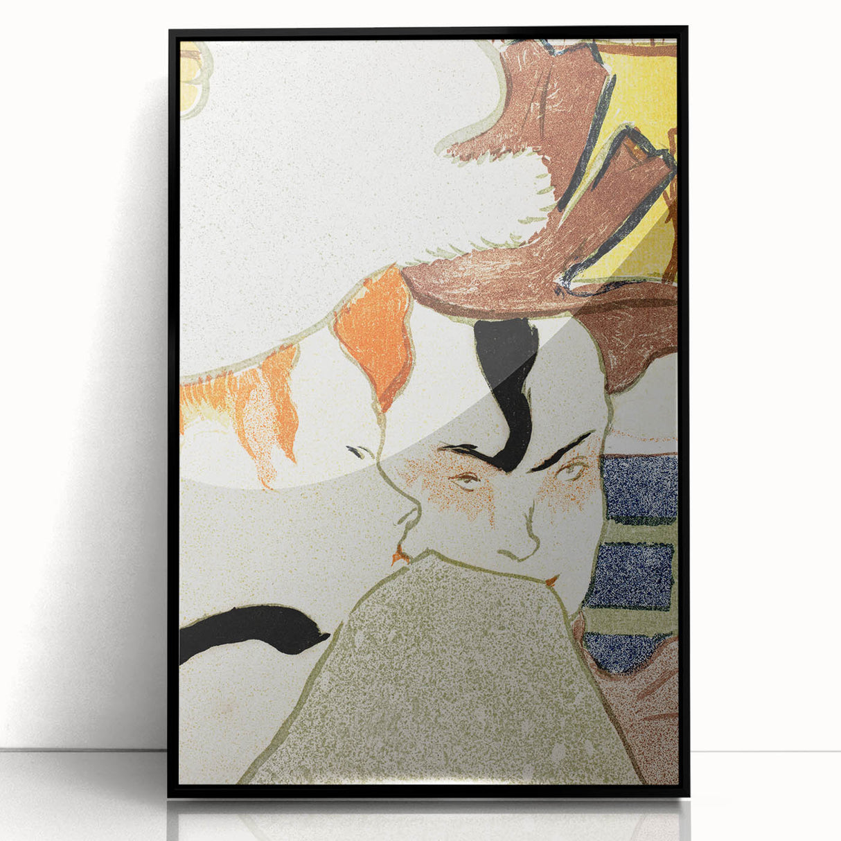 Impressionist Wall Art - L'Anglais au Moulin Rouge by Toulouse-Lautrec