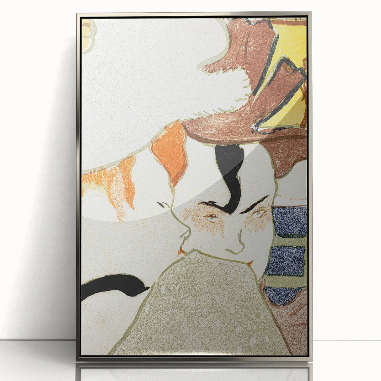 Impressionist Wall Art - L'Anglais au Moulin Rouge by Toulouse-Lautrec