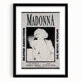 Madonna Blond Ambition 1990 Tour Poster - Retro Pop Wall Art