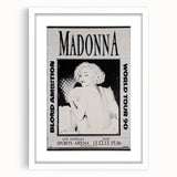 Madonna Blond Ambition 1990 Tour Poster - Retro Pop Wall Art