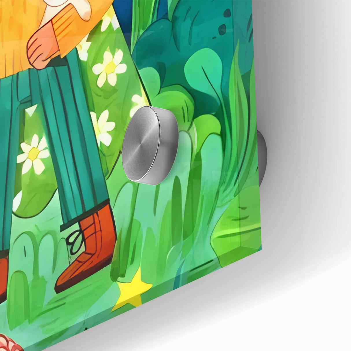 Adventure Girl & Bunny Girls Room Wall Art – Kids Room Art Print
