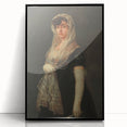 Romanticism Art - Young Lady Wearing a Mantilla by Francisco de Goya