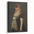 Romanticism Art - Young Lady Wearing a Mantilla by Francisco de Goya