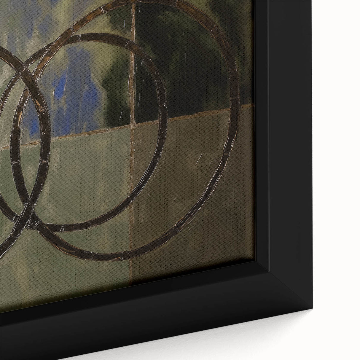 Geometric Abstract Living Room Wall Art – Modern Canvas Decor
