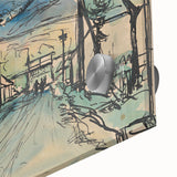 Expressionist Art - Sad Man in the Village by Arnold Peter Weisz-Kubínčan