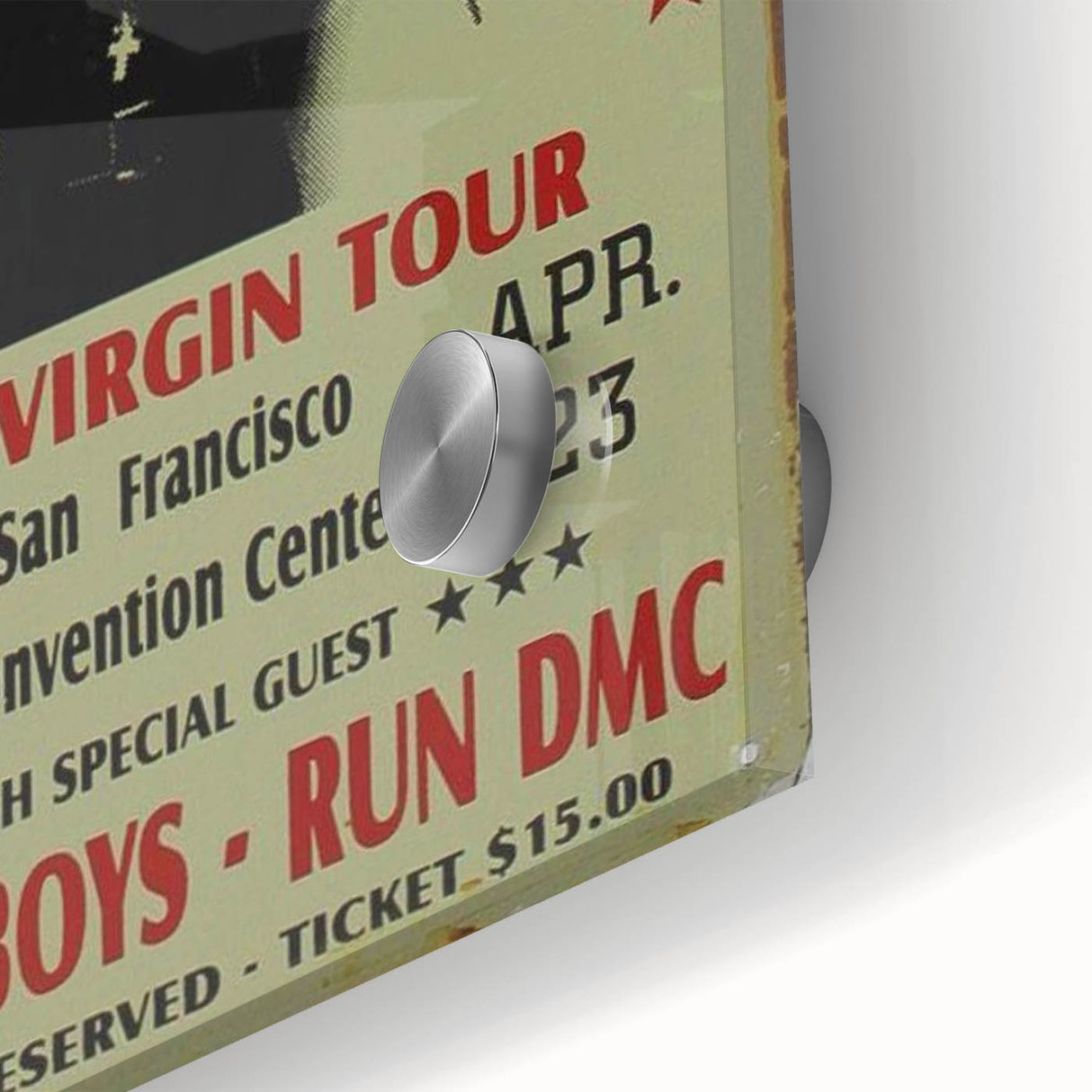 Madonna 1985 Like a Virgin Tour Poster - Retro Pop Wall Art