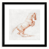 Romanticism Art: "Prancing Horse Sketch" by George Stubbs