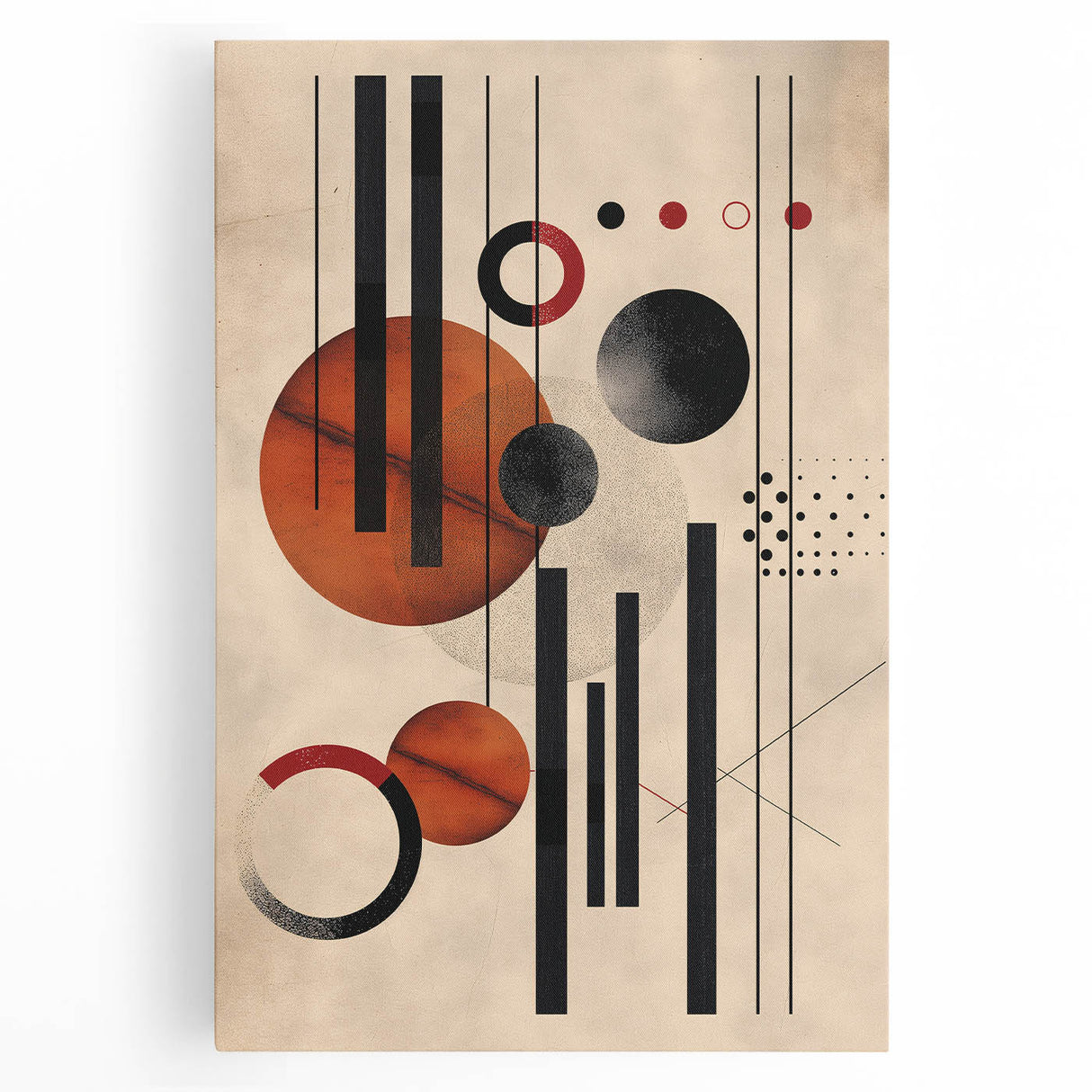 Contemporary Dining Art Pieces – Abstract Geometric Print