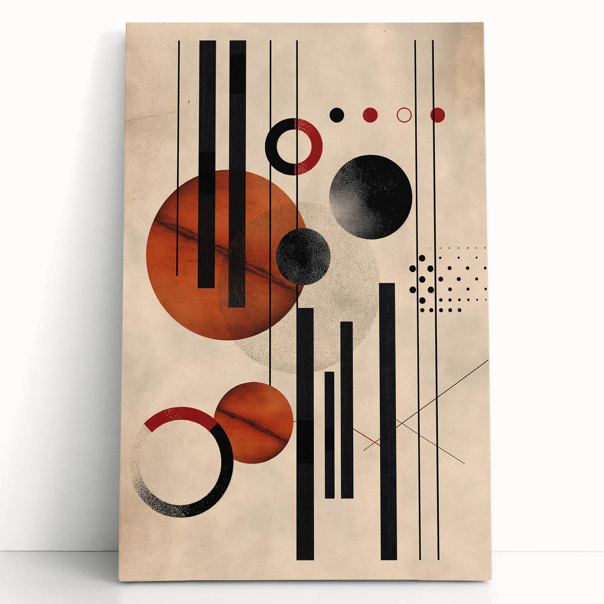 Contemporary Dining Art Pieces – Abstract Geometric Print