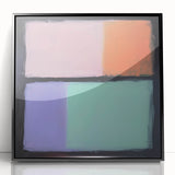 Abstract geometric framed acrylic artwork showcasing bold black lines and shapes against a white background, ideal for modern home decor. Perfect for enhancing contemporary interiors.