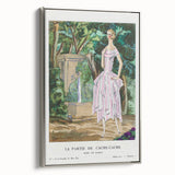 Graceful Art Deco Wall Art – 1920s Garden Fashion Illustration Print