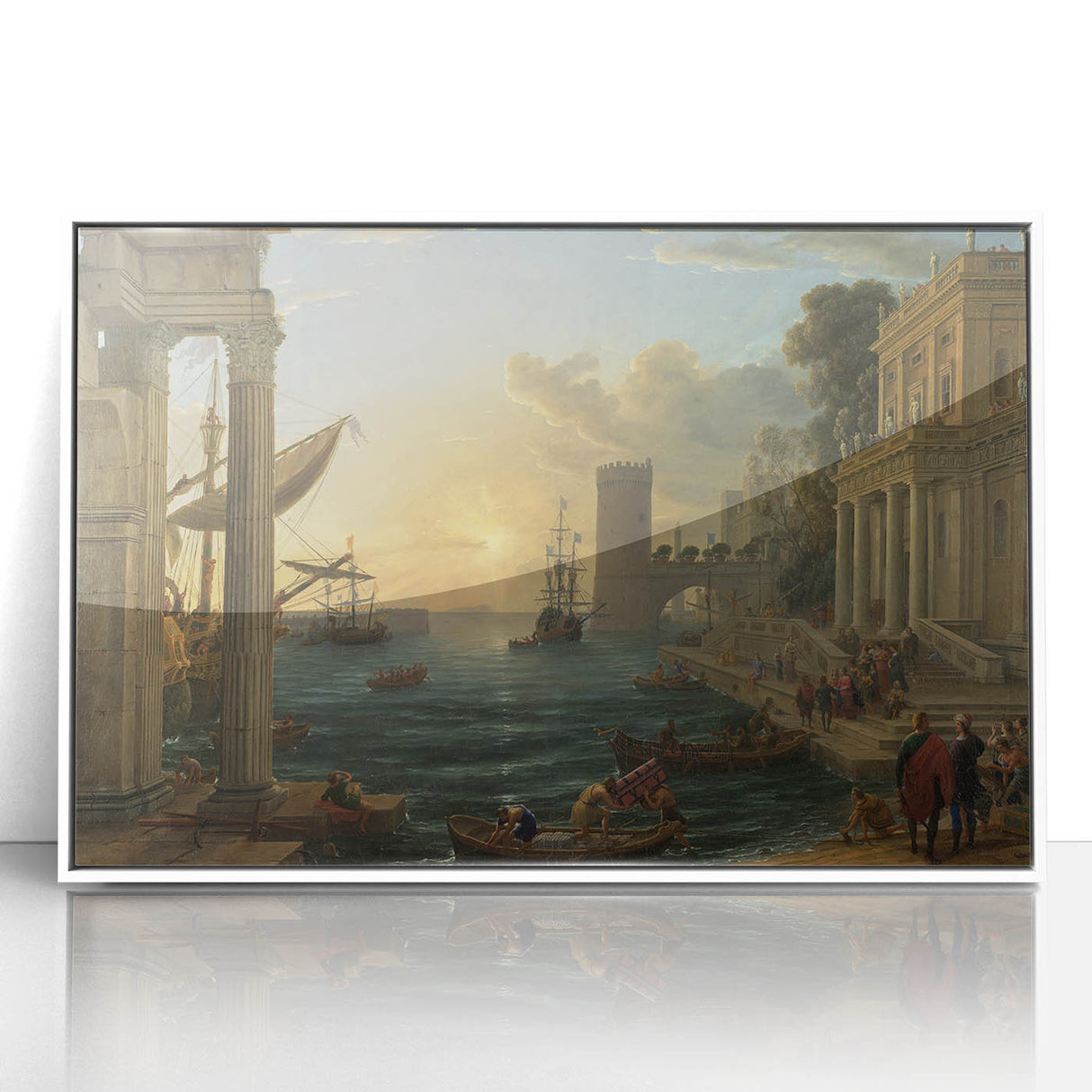 Baroque Harbor Scene - Baroque and Rococo Wall Art for Classic Interiors