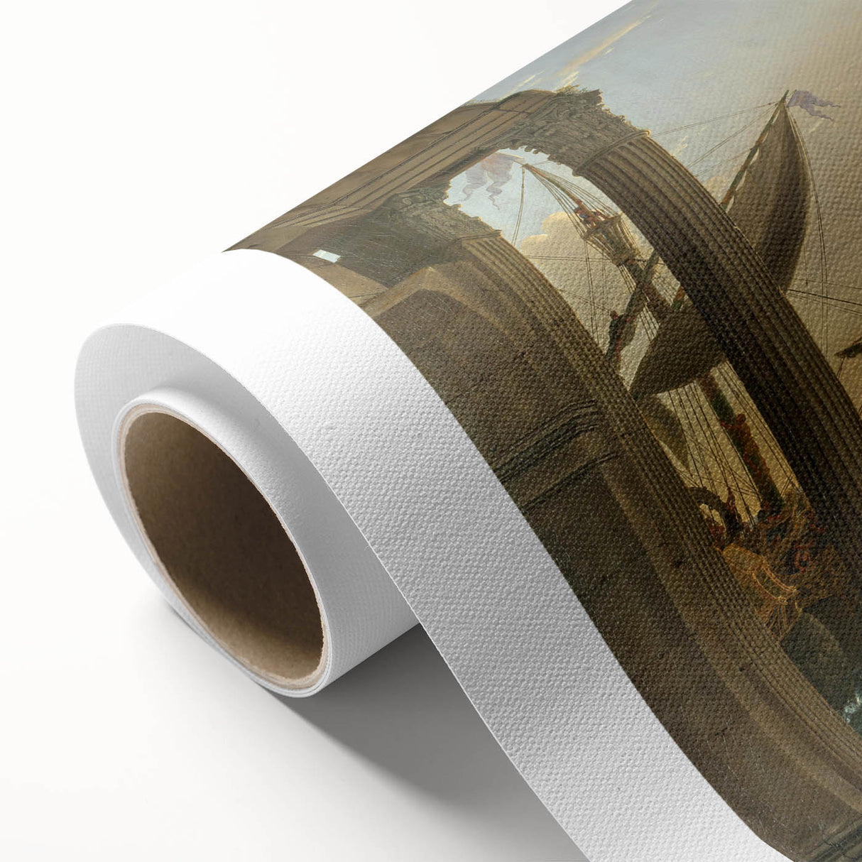 Baroque Harbor Scene - Baroque and Rococo Wall Art for Classic Interiors