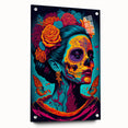 Vivid Catrina Elegance – Día de los Muertos Canvas Art