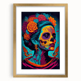 Vivid Catrina Elegance – Día de los Muertos Canvas Art
