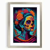 Vivid Catrina Elegance – Día de los Muertos Canvas Art